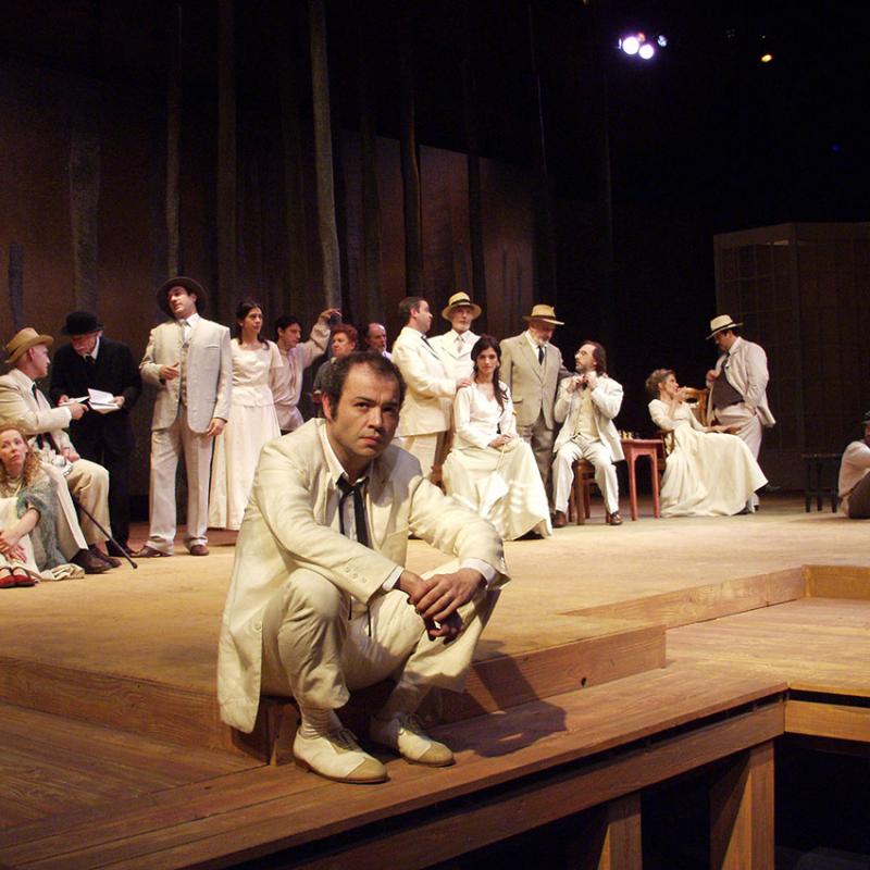 de Antón Chejov, dirigida por Hugo Urquijo. Con Max Berliner, Gustavo Böhm, Silvina Bosco, Emiliano Estevanez, Natalio Hoxman, Inda Lavalle, Francisco Nápoli, Alejo García Pintos, Carlos Portaluppi, Nya Quesada, María Socas, Beatriz Spelzini, Jorge Suarez, Daniel Tedeschi, César Vianco, Carlos Weber.
Sala Casacuberta
