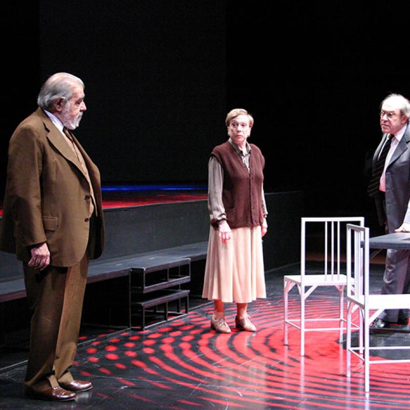 de Michael Frayn, dirigida por Carlos Gandolfo. Con Alicia Berdaxagar, Juan Carlos Gené, Alberto Segado.
Sala Casacuberta
